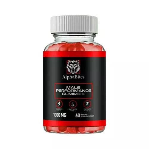 Alpha Bites Male Gummies - AlphaBites Natural Support For Men-60 Gummies