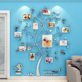 Wall Stickers 3D Acrylic Family Photo Frame