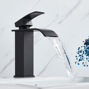 Rozin Matte Black Basin Faucet Deck