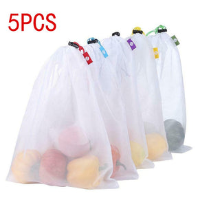 Reusable Fruit Vegetable Storage Bags