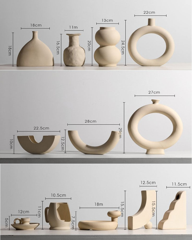 Ceramic Vase Nordic Home Decor