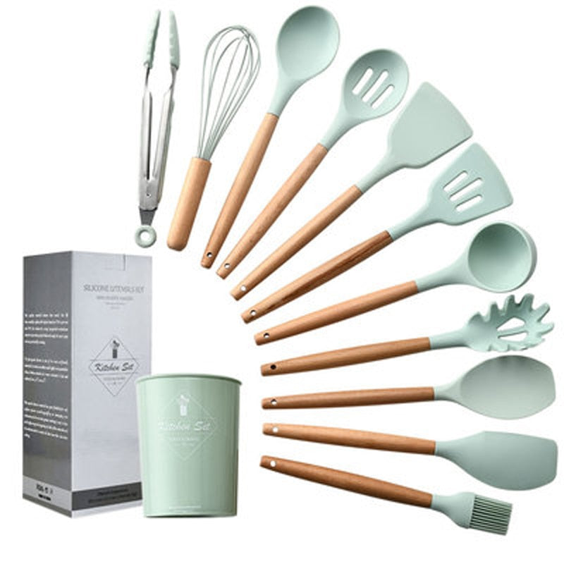 Silicone Kitchenware Cooking Utensils Set