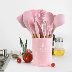 Silicone Kitchenware Cooking Utensils Set