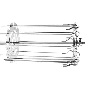 Stainless Steel BBQ Kebab Cage Rotisserie Skewer