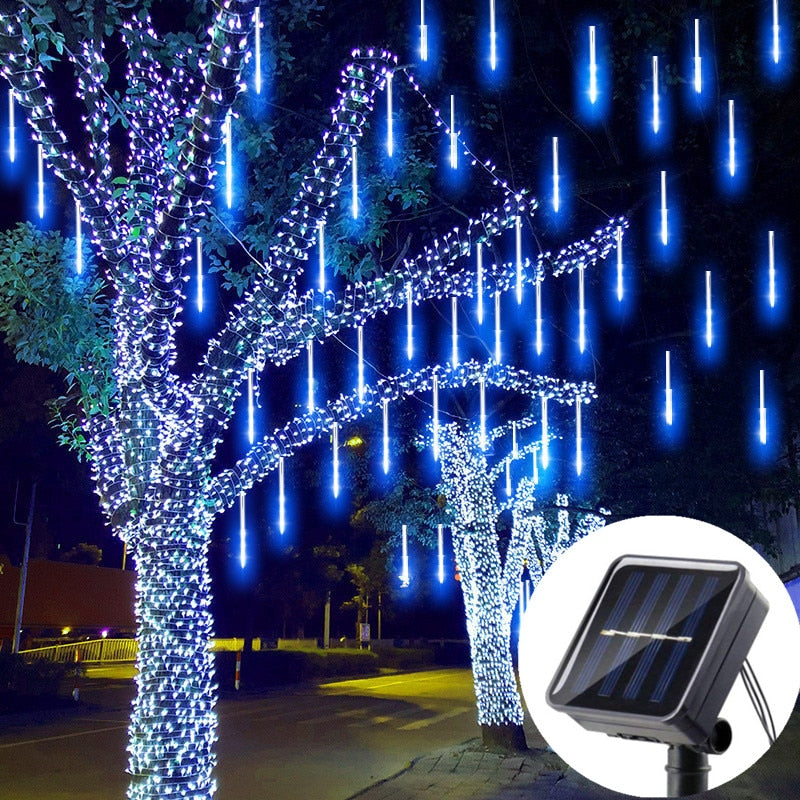 Solar LED Meteor Shower Light