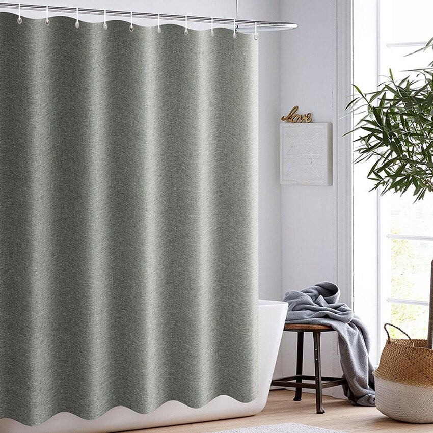 Thick Grey Shower Curtains