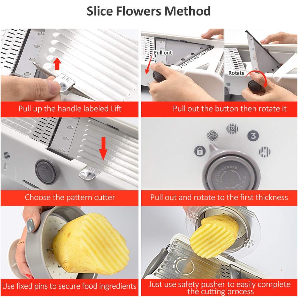 Stainless Steel Vegetable Slicer Cutter