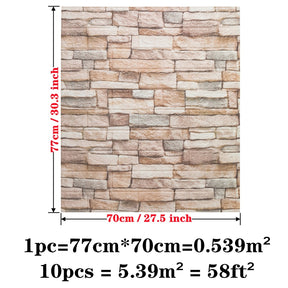 Brick Pattern Wallpaper 3D Wall Sticker