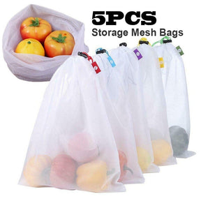 Reusable Fruit Vegetable Storage Bags