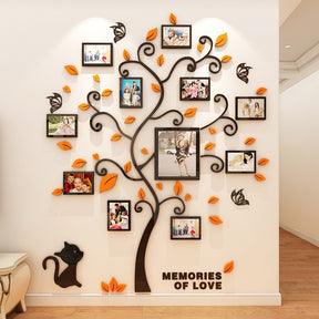 Wall Stickers 3D Acrylic Family Photo Frame