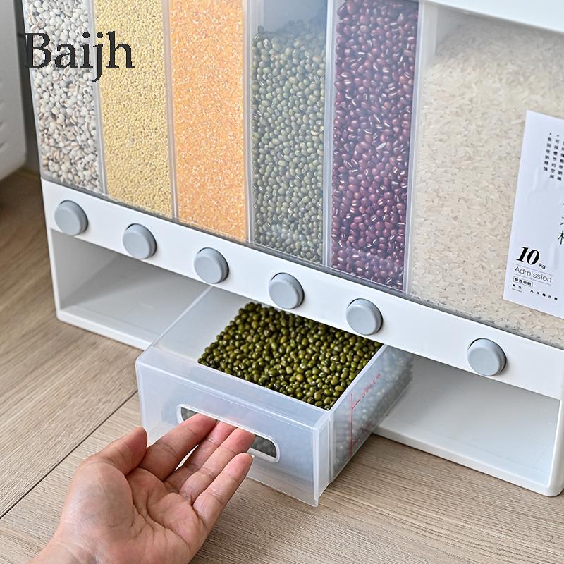 Automatic Plastic Cereal Dispenser Storage Box