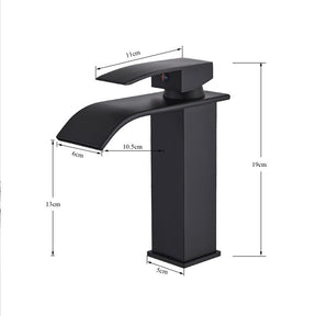 Black/Chrome Bathroom Basin Faucet