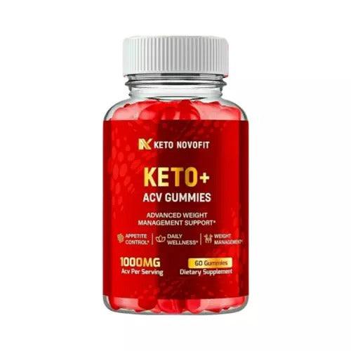 Keto Novofit ACV Gummies, Keto NovoFit Keto ACV Gummies - 60 Gummies