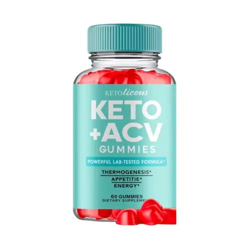 Ketolicious ACV Gummies for Weight Loss and Energy Support (60 Gummies)