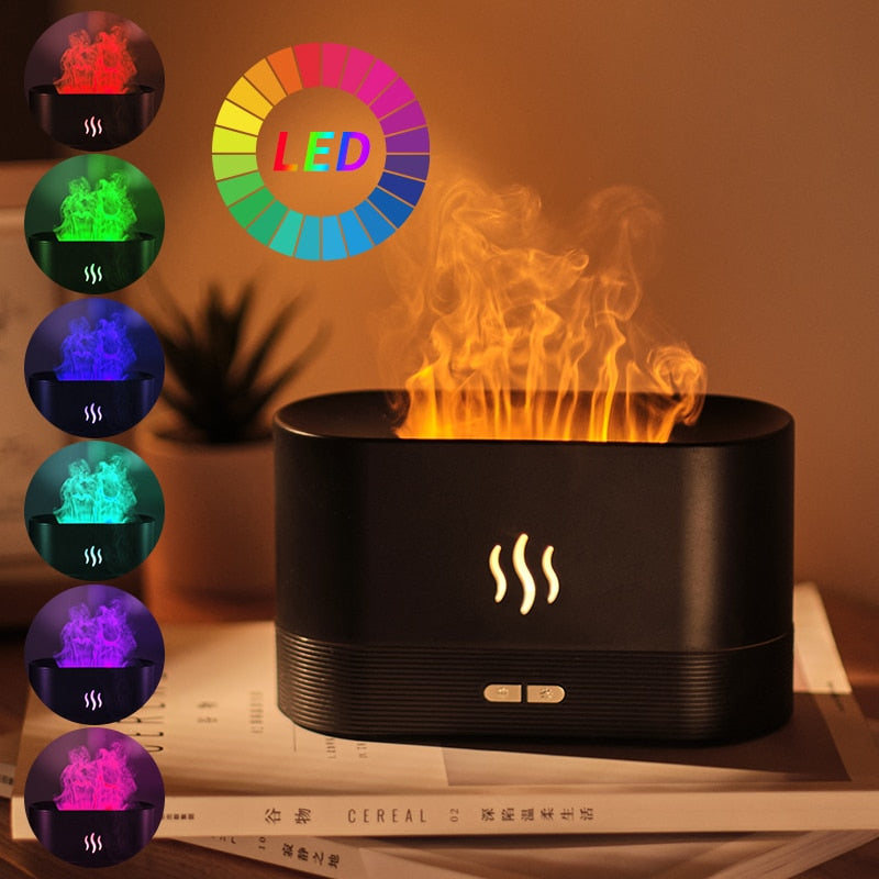 USB Simulation Flame Night Light