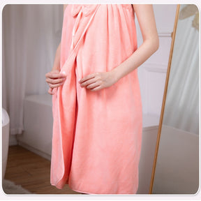 Coral Fleece Bath Dress