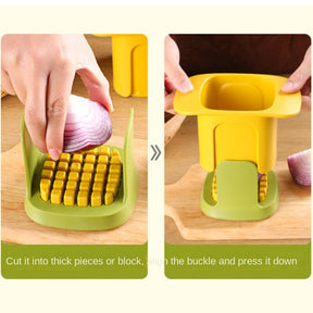 Multifunctional Vegetable Chopper French Fries Cutter Household Hand Pressure Onion Dicer Cucumber Potato Slicer Kitchen Tools