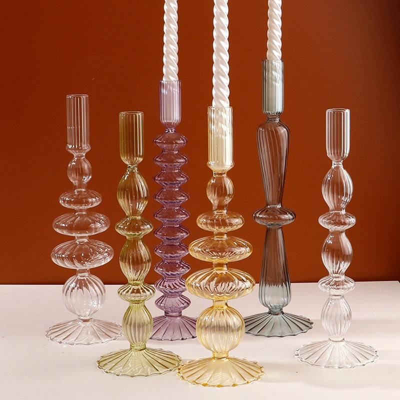 Romantic Glass Candle holder