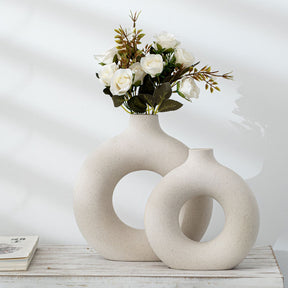 Nordic Ceramic Vase for Pampas Grass