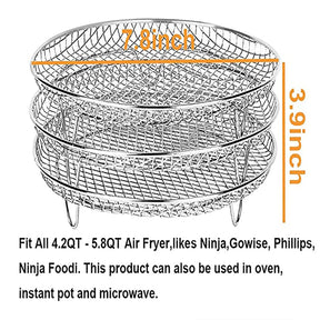 Stainless Steel Air Fryer Accessories