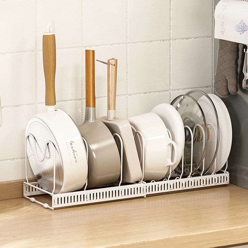 Expandable Pans Organizer Rack,