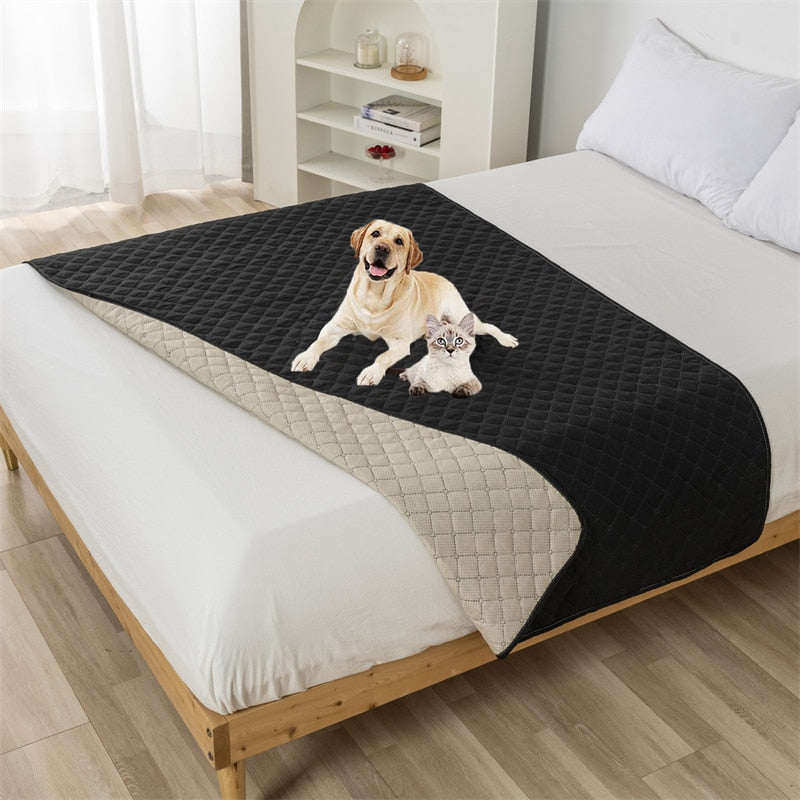 Waterproof Bedspread Pads Washable Non-Slip Bed King Size Bed Sheet Covers Kids Pet Dog Cat Urine Pad Bed Mattress Protector Mat