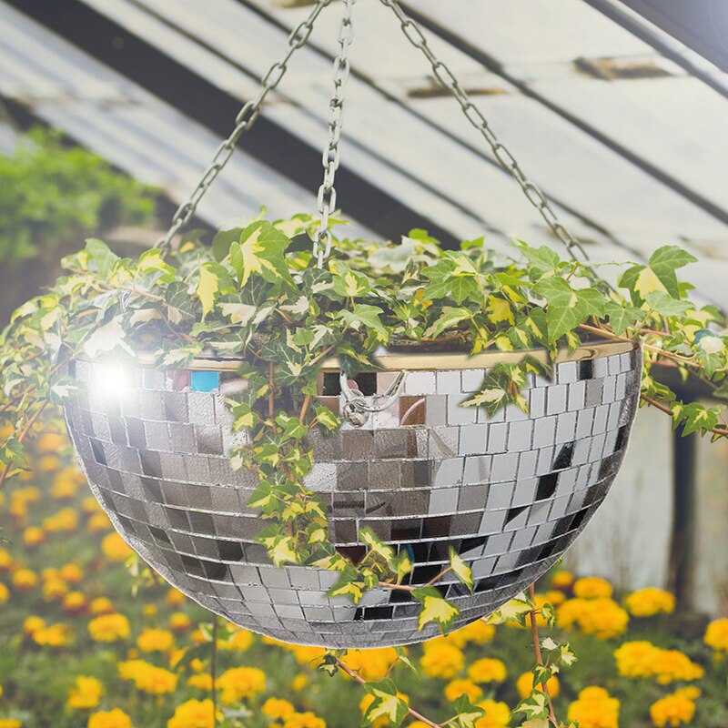 Disco Ball Flower Planter Pots