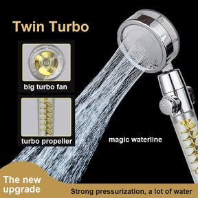 Turbo Fan Shower Head