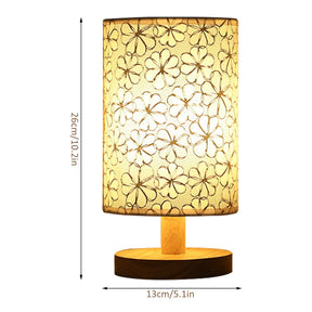 Linen Table Lamp USB Powered