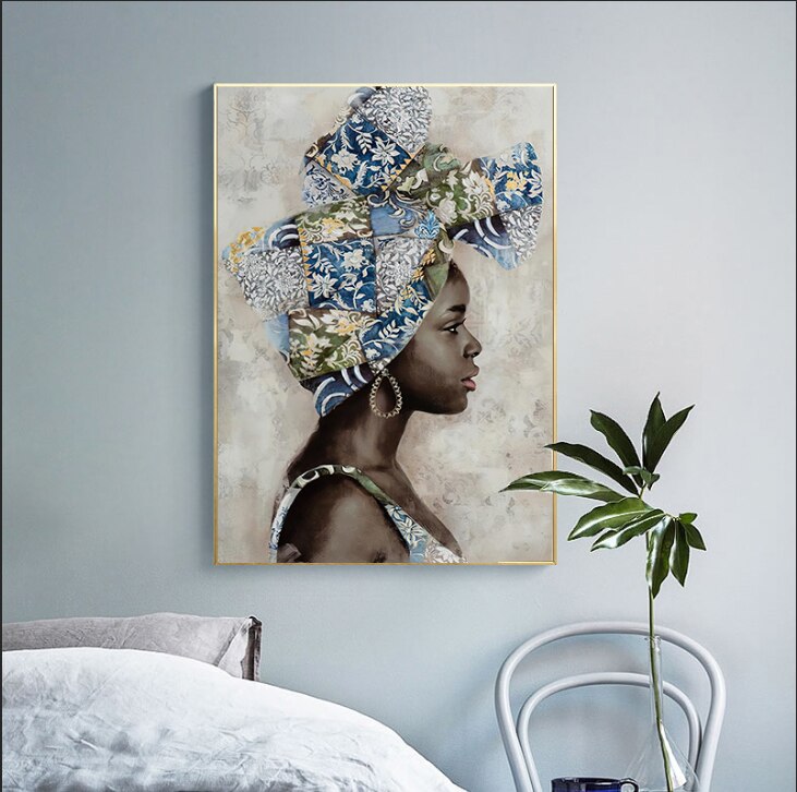 Art Woman Painting Prints