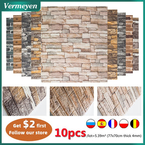 Brick Pattern Wallpaper 3D Wall Sticker