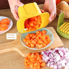 Multifunctional Vegetable Chopper French Fries Cutter Household Hand Pressure Onion Dicer Cucumber Potato Slicer Kitchen Tools