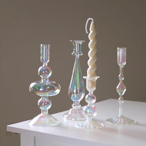 Iridescent Candle Holders