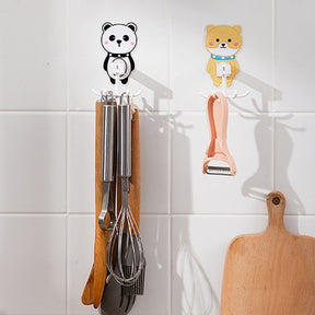 Kitchen Hook Multi-Purpose Hooks 360 Degrees Rotated Rotatable Rack For Organizer and Storage Spoon Hanger Accessories