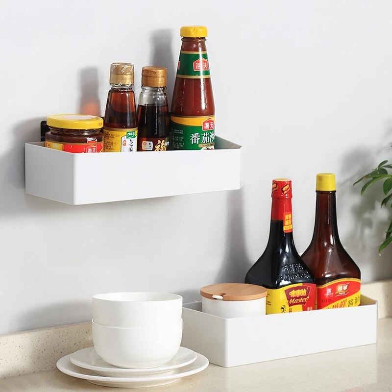 Wall Mounted Shampoo Storage Shelf