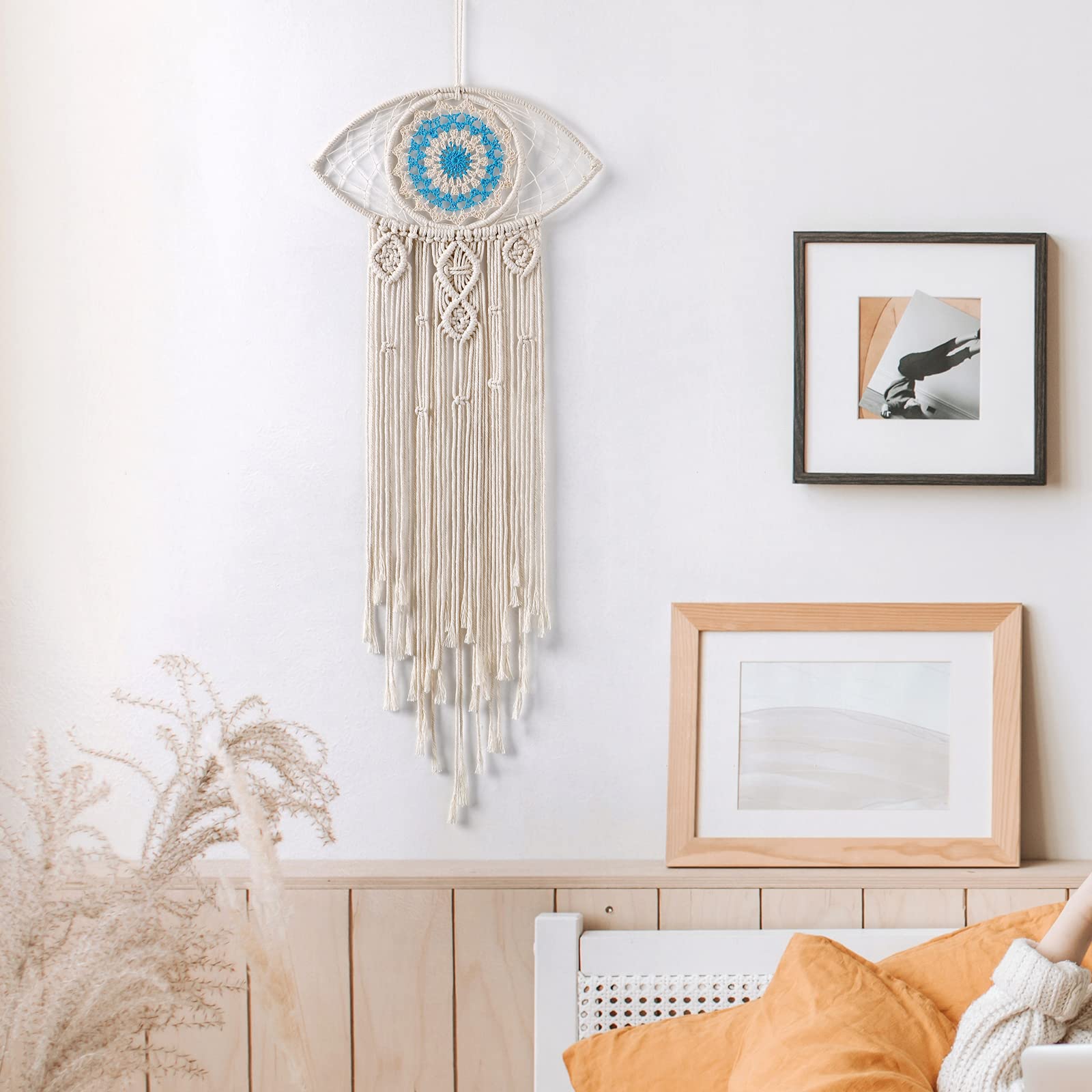 Evil Eye Wall Decor Macrame