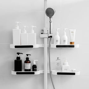 Rotatable Bathroom Corner Shelf