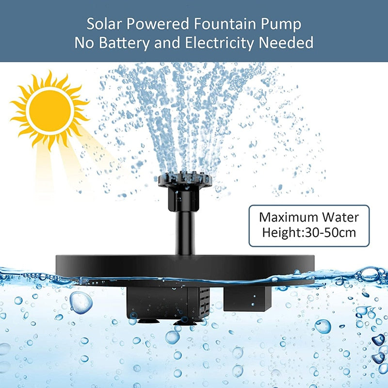 Mini Solar Water Fountain Pool Pond