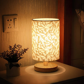 Linen Table Lamp USB Powered