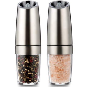 Electric Grinders with LED Light Automatic Salt Pepper