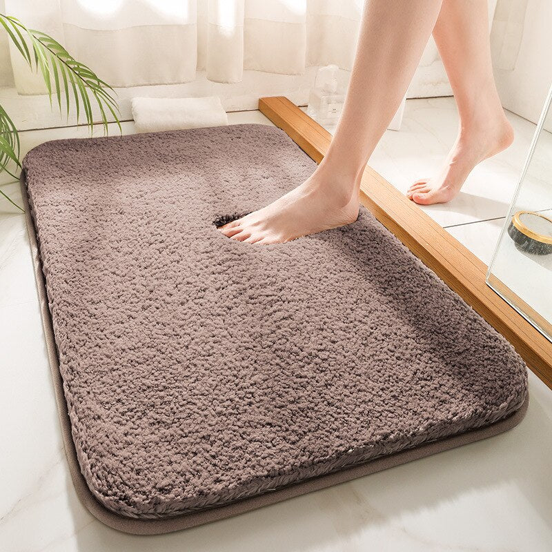 Super Thick Fluff Fiber Bath Mat