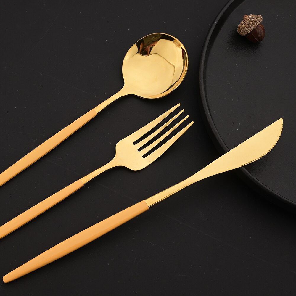 New Cutlery Set Stainless Steel Tableware