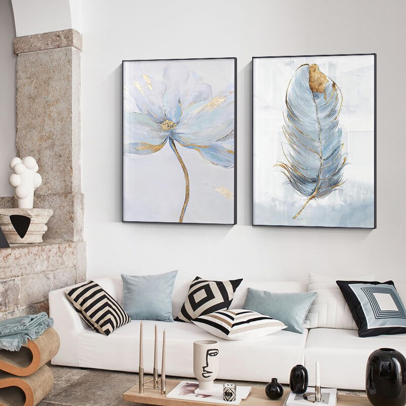 Scandinavian Flower Canvas Art