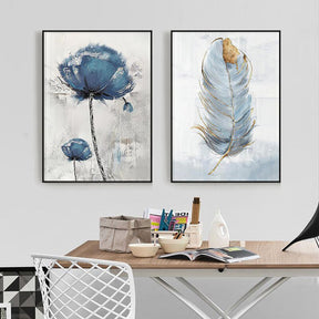 Scandinavian Flower Canvas Art