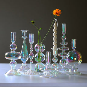 Iridescent Candle Holders