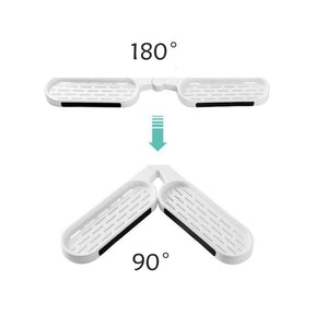 Rotatable Bathroom Corner Shelf