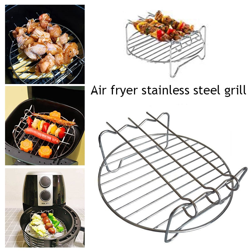 6/7/8 Inch Tray Baking Air Fryer Rack