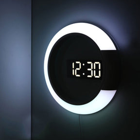 Digital Table 3D LED wall clock