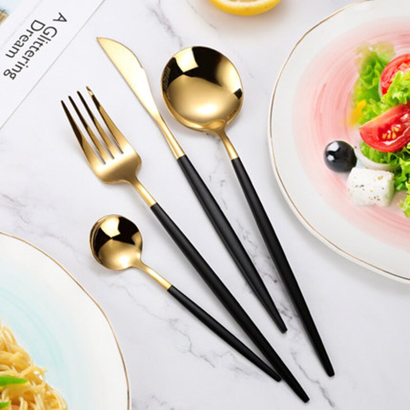 Upscale Gold Dinnerware Set