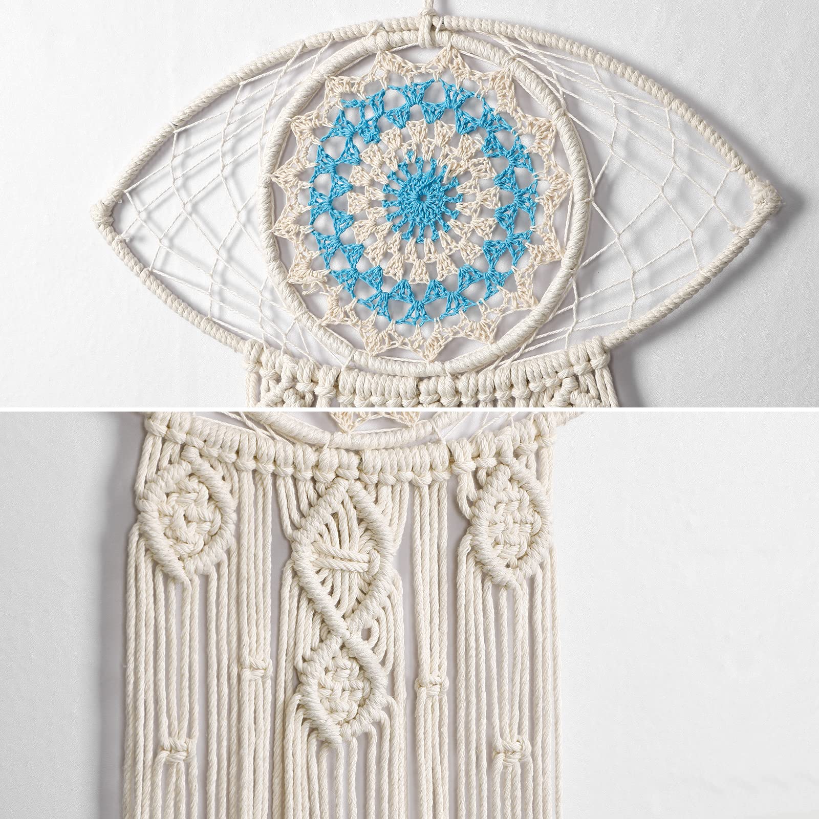 Evil Eye Wall Decor Macrame